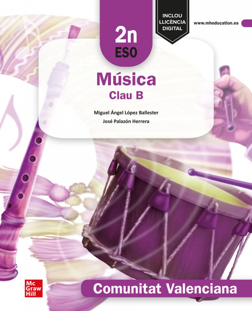 [9788448647896] Música Clau B - 2n ESO. Comunitat Valenciana