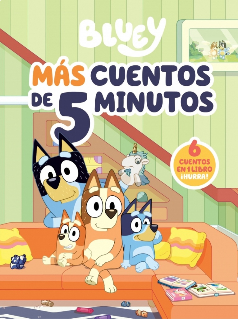 [9788448872069] BLUEY RECOPILATORIO DE CUENTOS MAS CUENTOS DE 5 MINUTOS EDIC