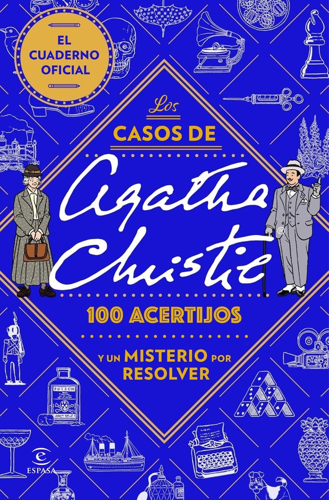 [9788467077841] Los casos de Agatha Christie: 100 acertijos y un misterio por resolver