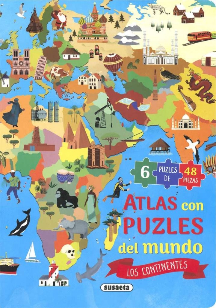 [9788467797619] Atlas puzle del Mundo. Los continentes