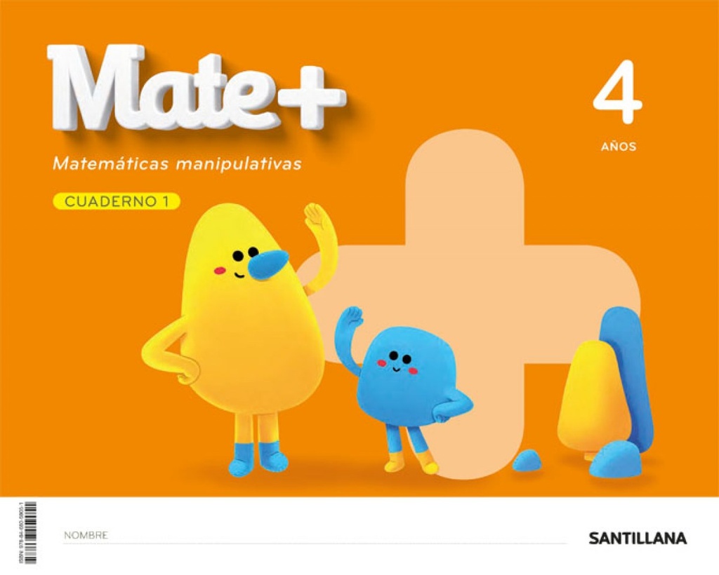 [9788468059051] MATE+ MATEMATICAS MANIPULATIVAS 4 AÑOS