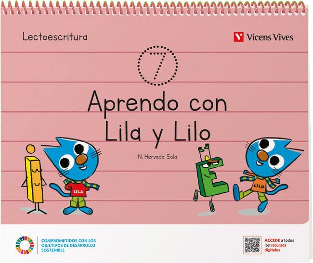 [9788468282916] APRENDO CON LILA Y LILO CUADERNO 7