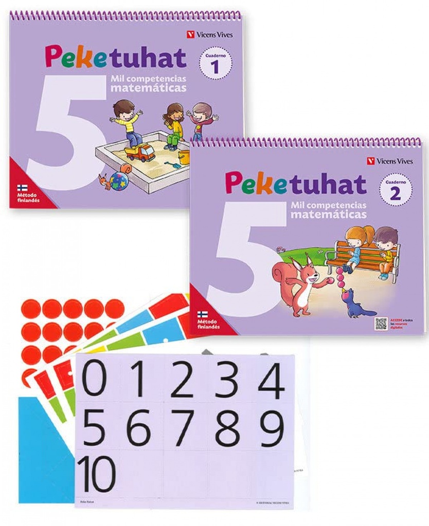 [9788468290713] PEKE TUHAT CUADERNO (1+2+FICHAS) 5 AÑOS