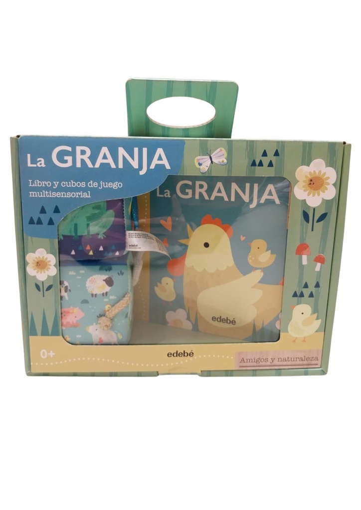 [9788468375373] LA GRANJA. Libro y cubos de juego multisensorial