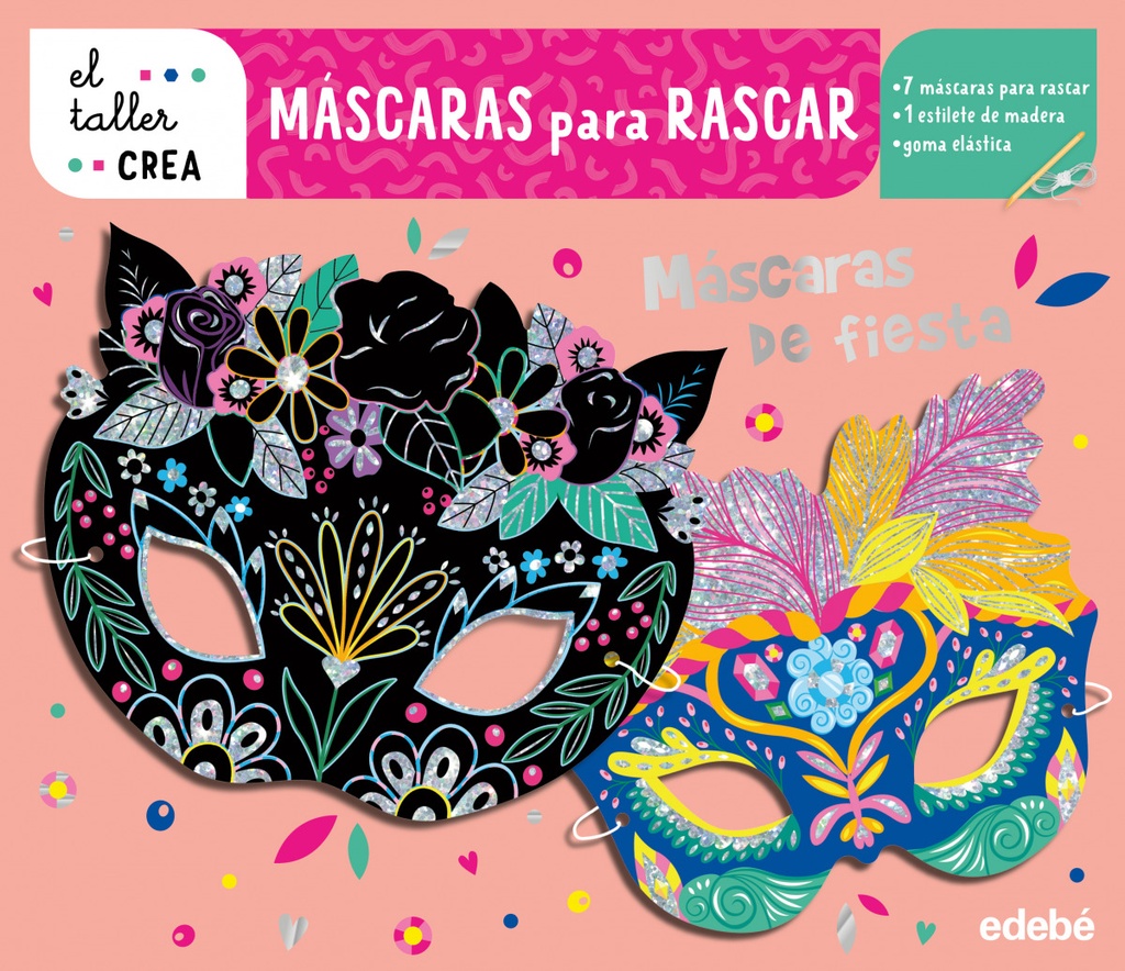 [9788468375748] MÁSCARAS PARA RASCAR. MÁSCARAS DE FIESTA