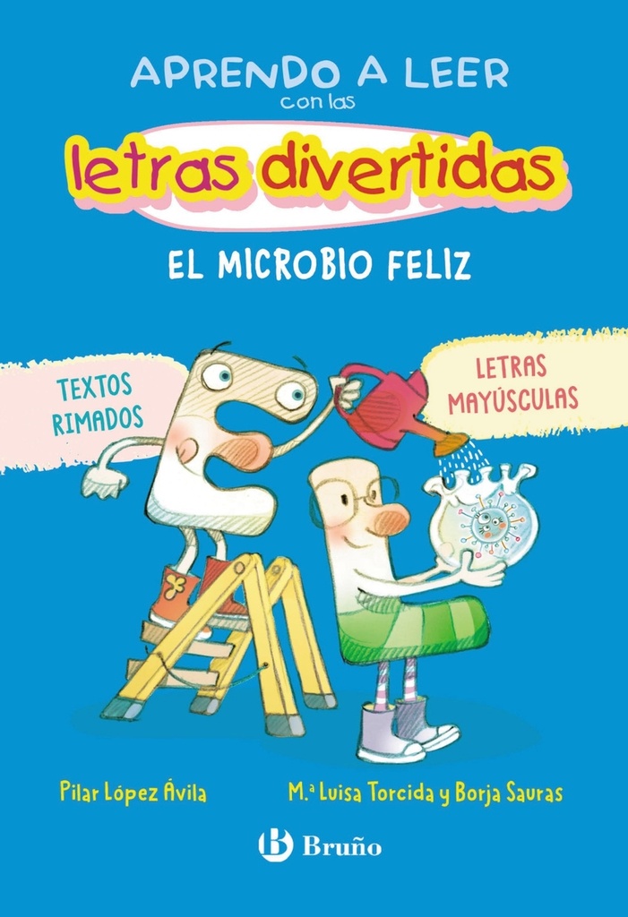 [9788469644102] Aprendo a leer con las letras divertidas, 7. El microbio feliz