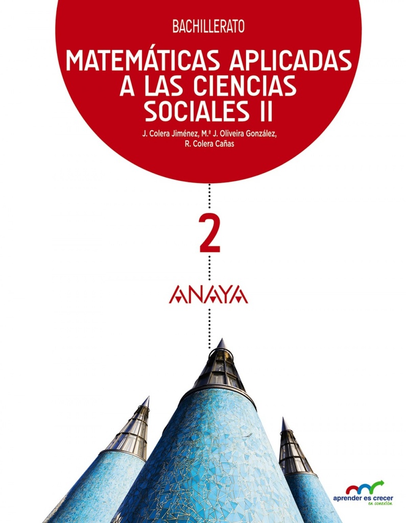 [9788469812808] Matemáticas II 2º.bach sociales aprender crecer 2016