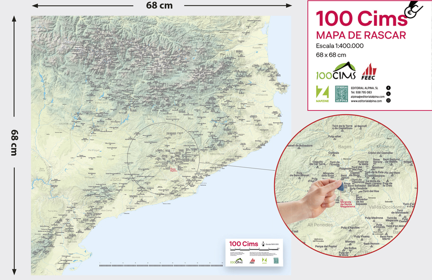 [9788470111419] 100 CIMS - MAPA DE RASCAR