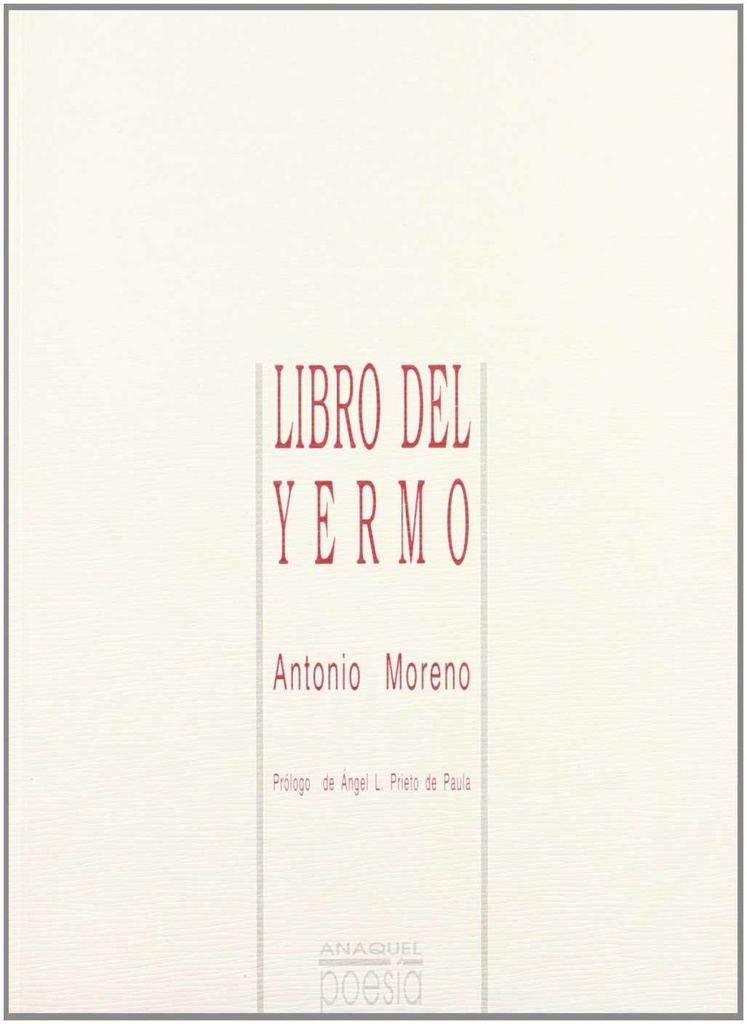 [9788480180993] Libro del yermo