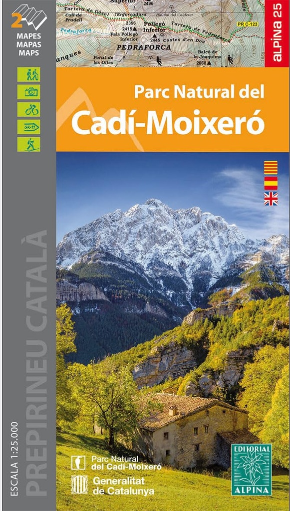 [9788480909273] CADI-MOIXERO, PARC NATURAL DEL 1:25.000 [2 MAPES] -ALPINA