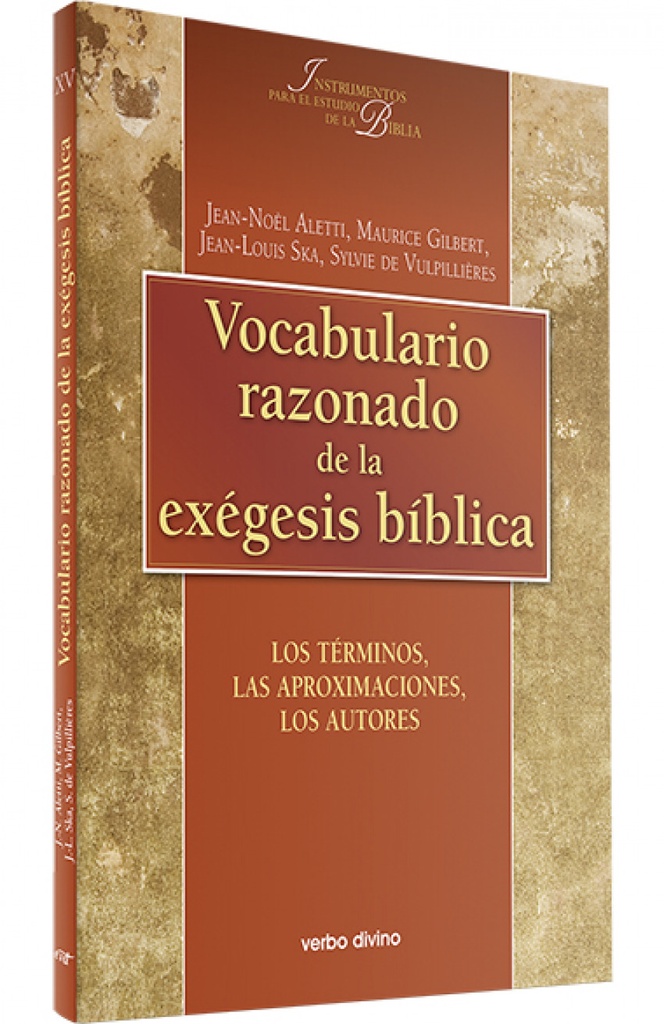 [9788481697216] Vocabulario razonado exegesis biblica