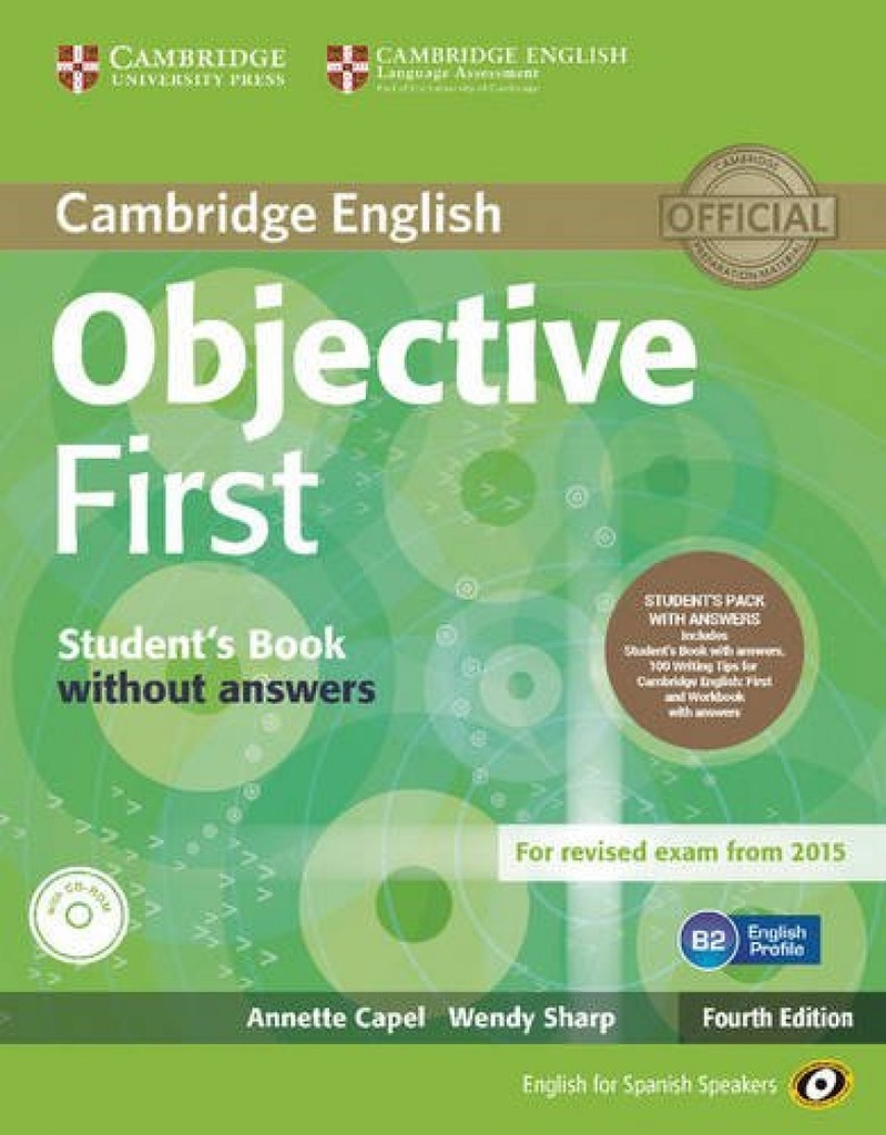 [9788483236994] Objective first certif st+key+2cds+cdrom