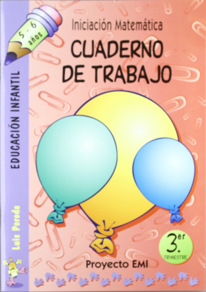 [9788483256961] Matemáticas pereda 5 años 3ºtrimestre