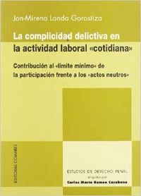 [9788484445616] La complicidad delictiva en la actividad laboral cotidiana