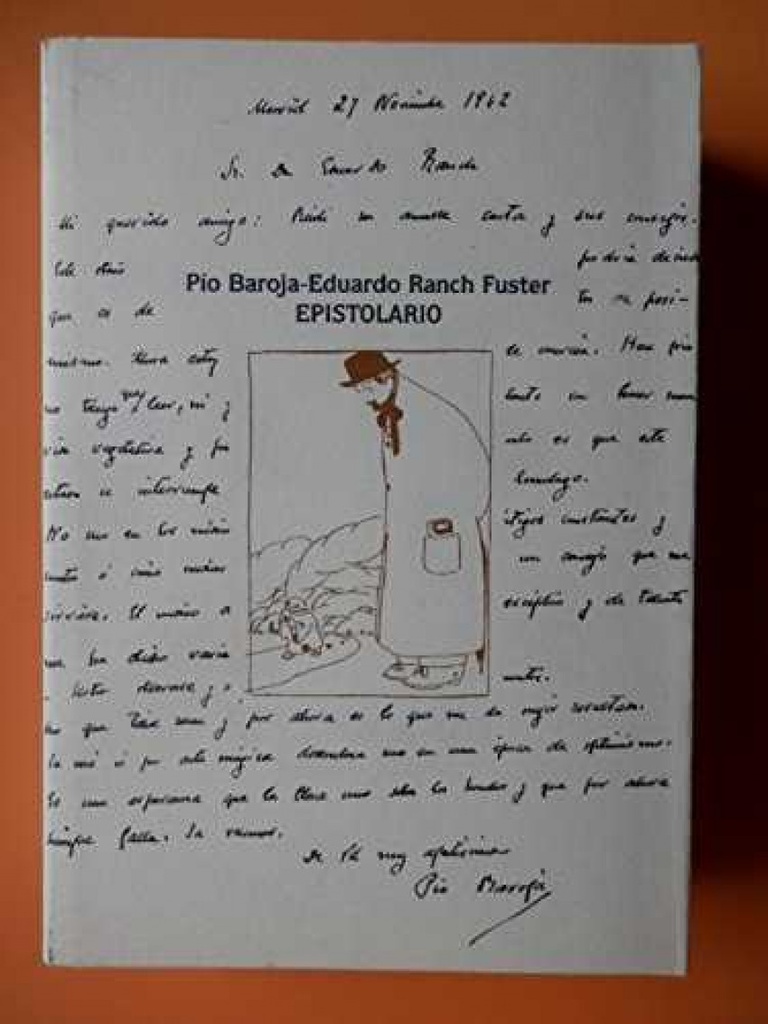 [9788487067051] Epistolario Pío Baroja-Eduardo Ranch Fuster (1933-1955)