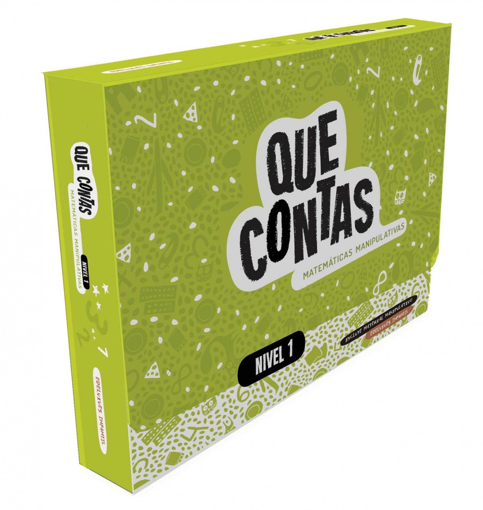 [9788490462799] QUÉ TE CONTAS? 3 ANOS NIVEL 1. MATEMÁTICAS MANIPULATIVAS 2018