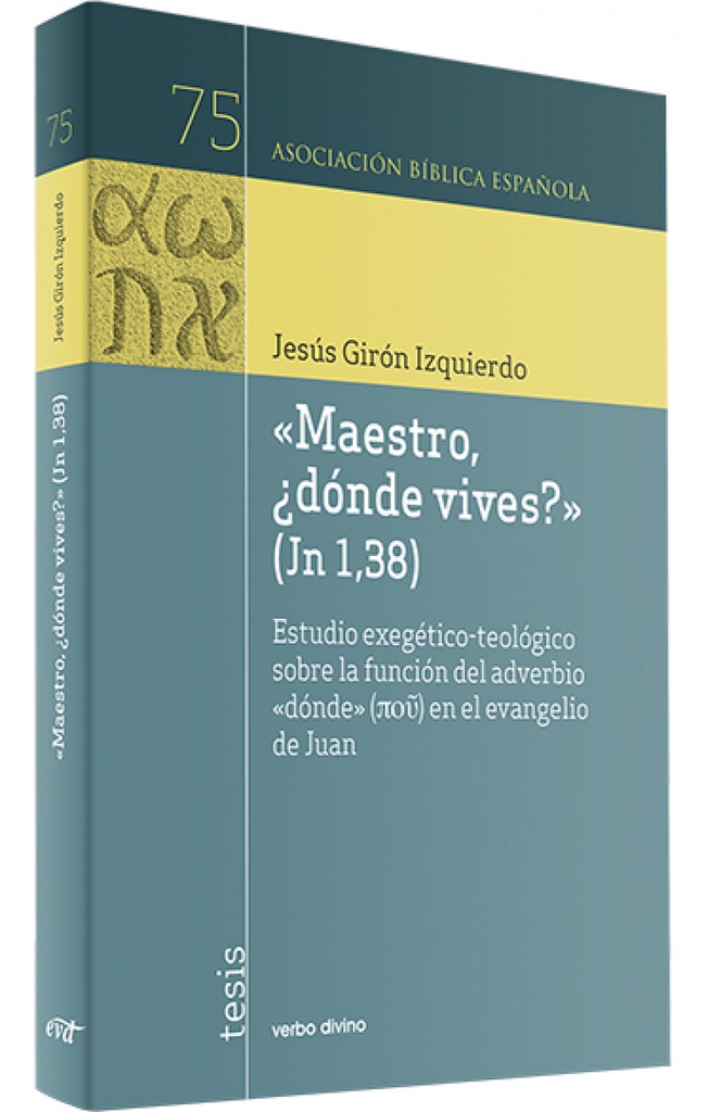 'MAESTRO, ¿DÓNDE VIVES?