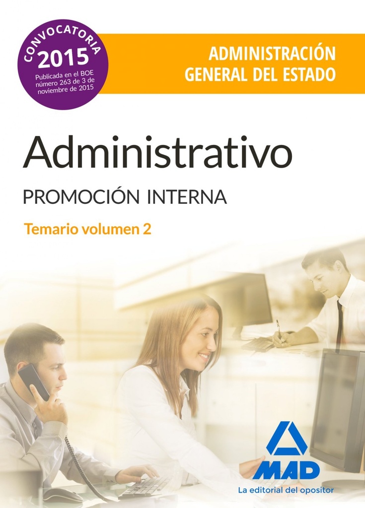 [9788490936177] Administrativo de la Administración General del Estado (Promoción interna).