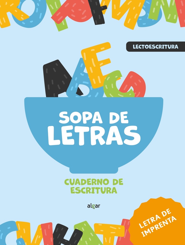 [9788491428275] Sopa de letras. Cuaderno de escritura (letra de imprenta)