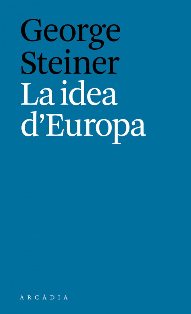 [9788494616334] LA IDEA D'EUROPA