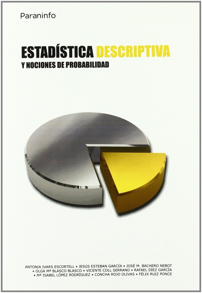 [9788497323741] ESTADISTICA DESCRIPTIVA Y NOCIONES DE PROBABILIDAD