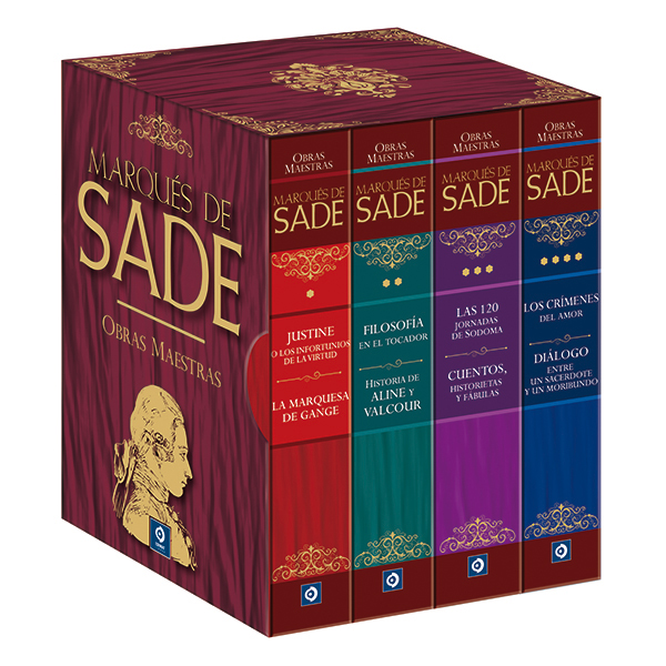 [9788497946384] MARQUES DE SADE ESTUCHE 4 VOLUMENES