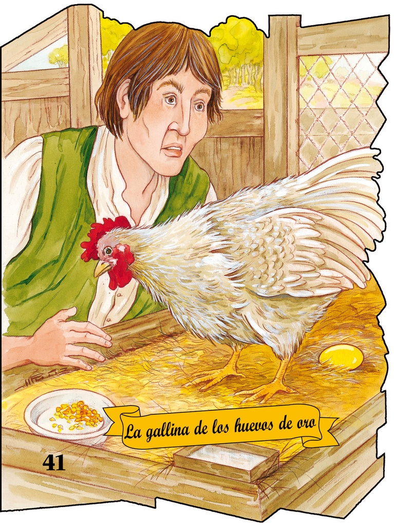 [9788498254013] Gallina huevos de oro-Troq.Clásicos-IMPR.