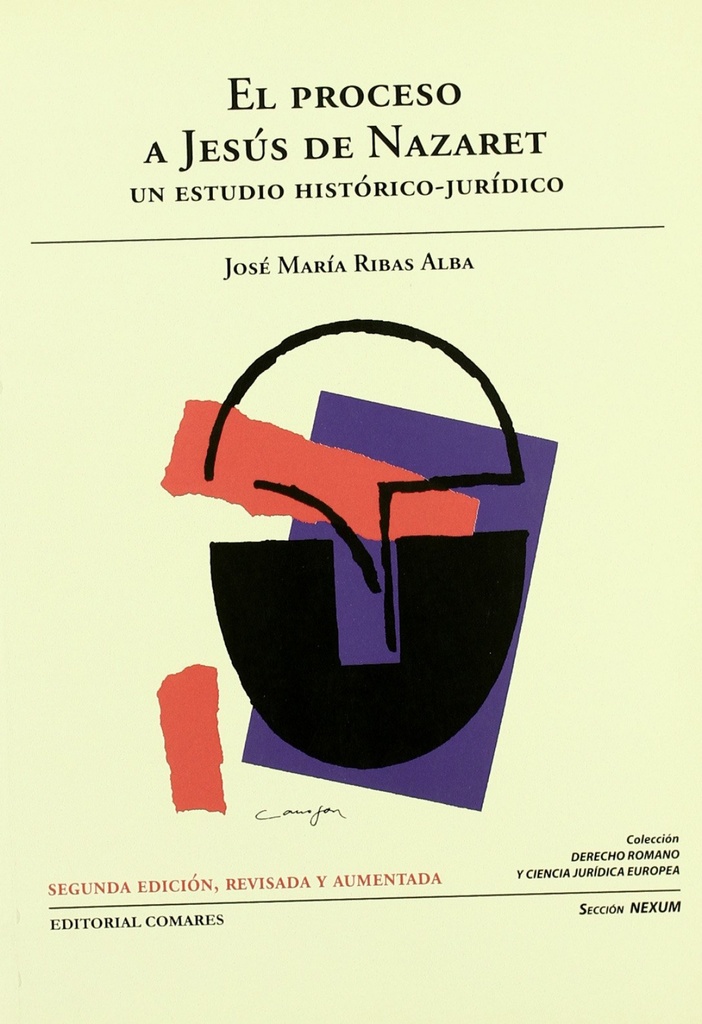 [9788498362817] El proceso a jesus de nazaret