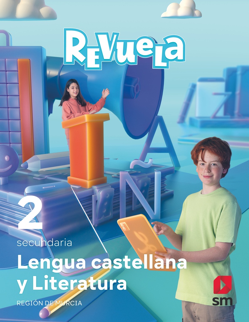 [9788498561906] Lengua Castellana y Literatura. 2 Secundaria. Revuela. Región de Murcia