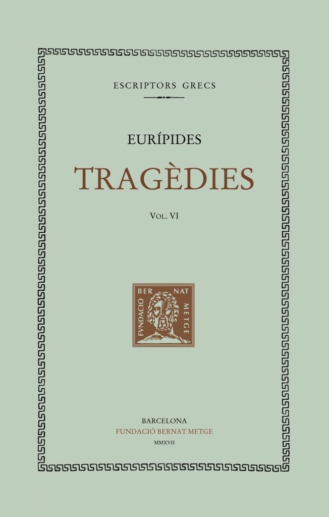 [9788498592818] Tragèdies, vol. VI.