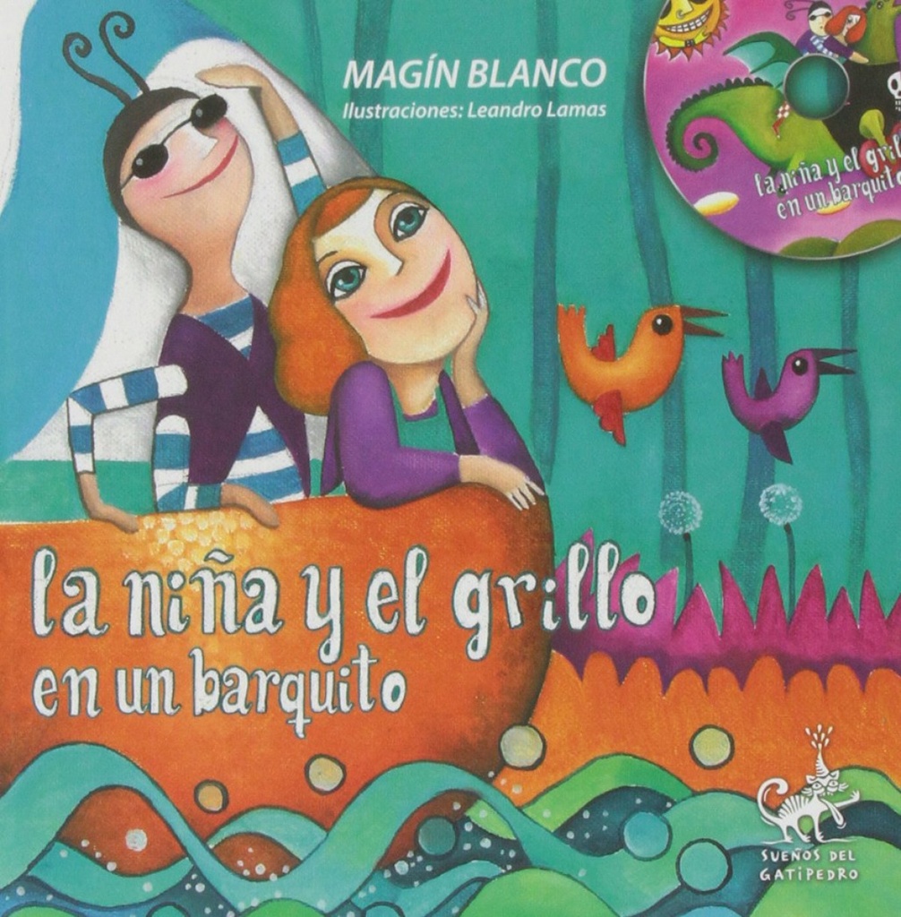 [9788498654950] La niña y el grillo en un barquito