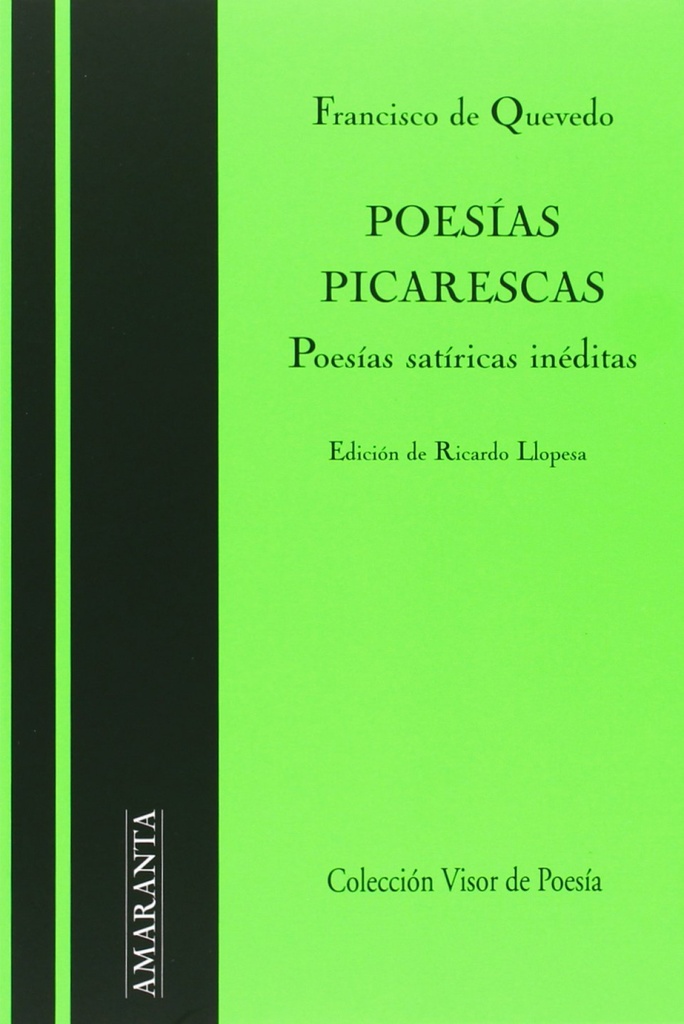 [9788498956955] Poesias picarescas: poesias satiricas ineditas