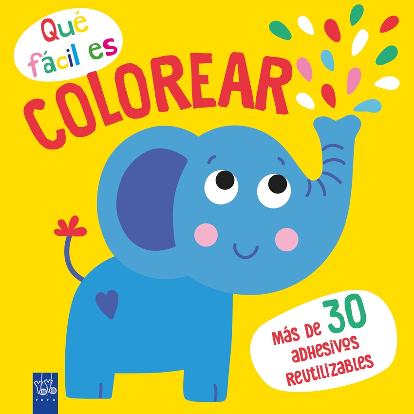 [9788408249344] Qué fácil es colorear. Elefante