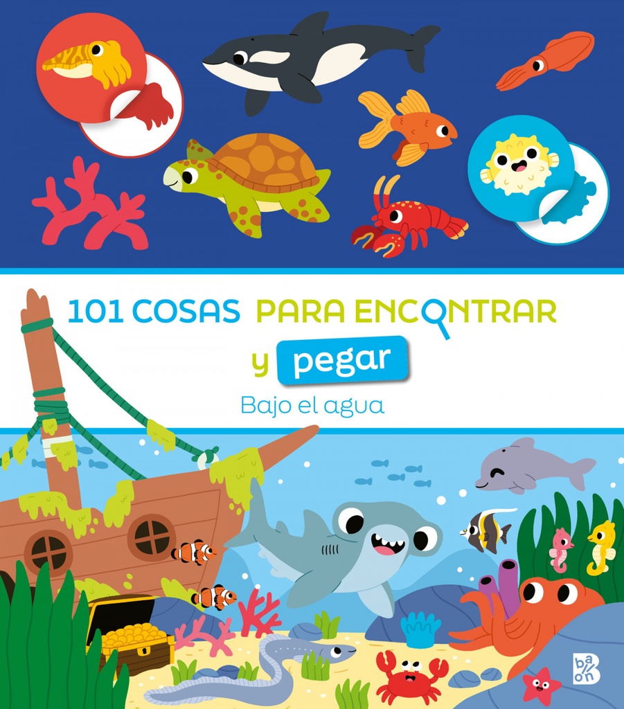 [9789403240466] 101 COSAS PARA ENCONTRAR Y PEGAR-BAJO EL AGUA