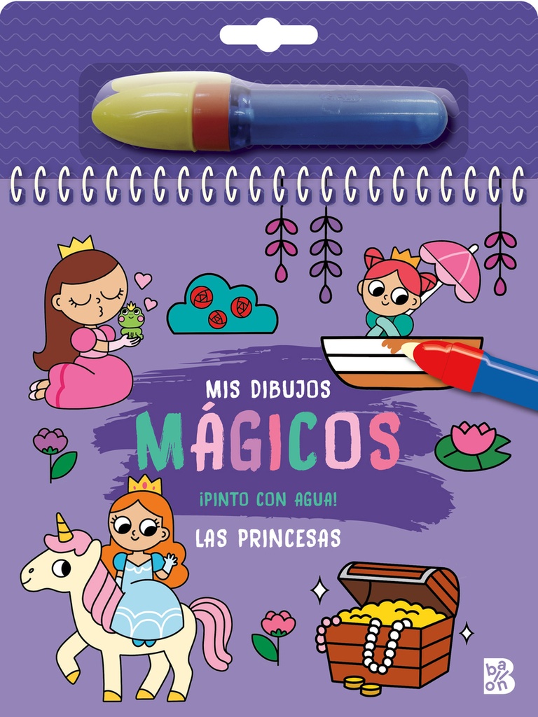 [9789403240664] PINTO CON AGUA-LAS PRINCESAS