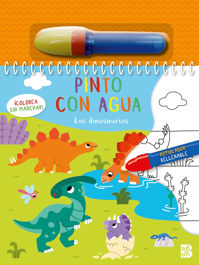 [9789403242484] PINTO CON AGUA-LOS DINOSAURIOS