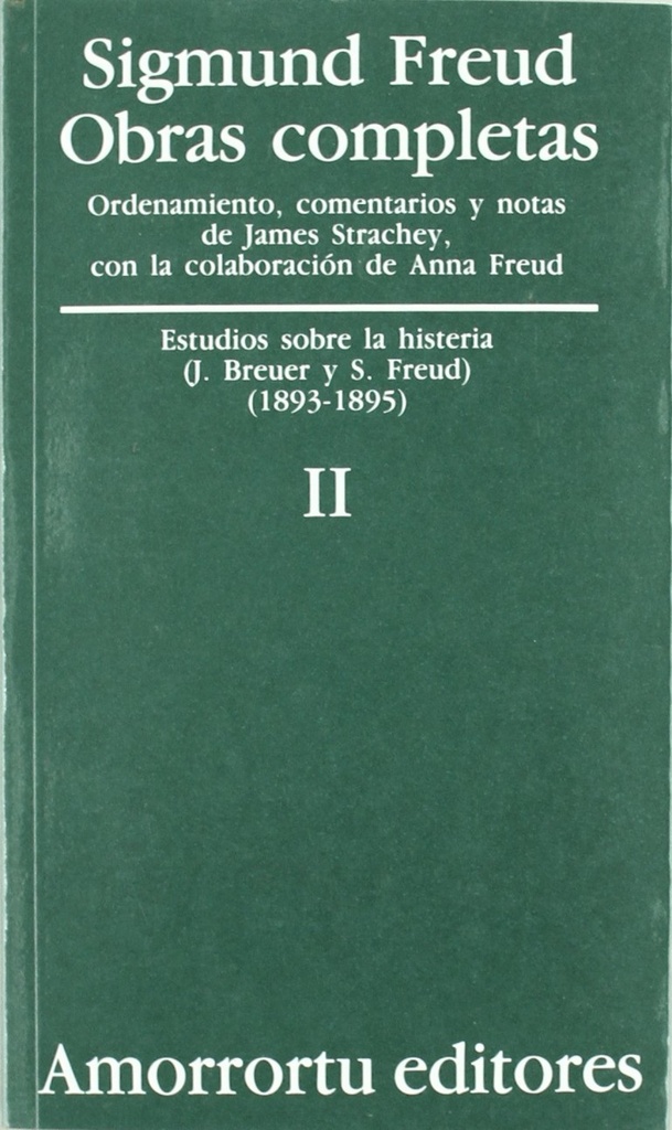 [9789505185788] O.C FREUD 2 ESTUDIOS SOBRE LA HISTERIA
