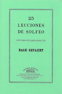 [9790350302060] 25 lecciones solfeo con cambio claves de Sol y Fa