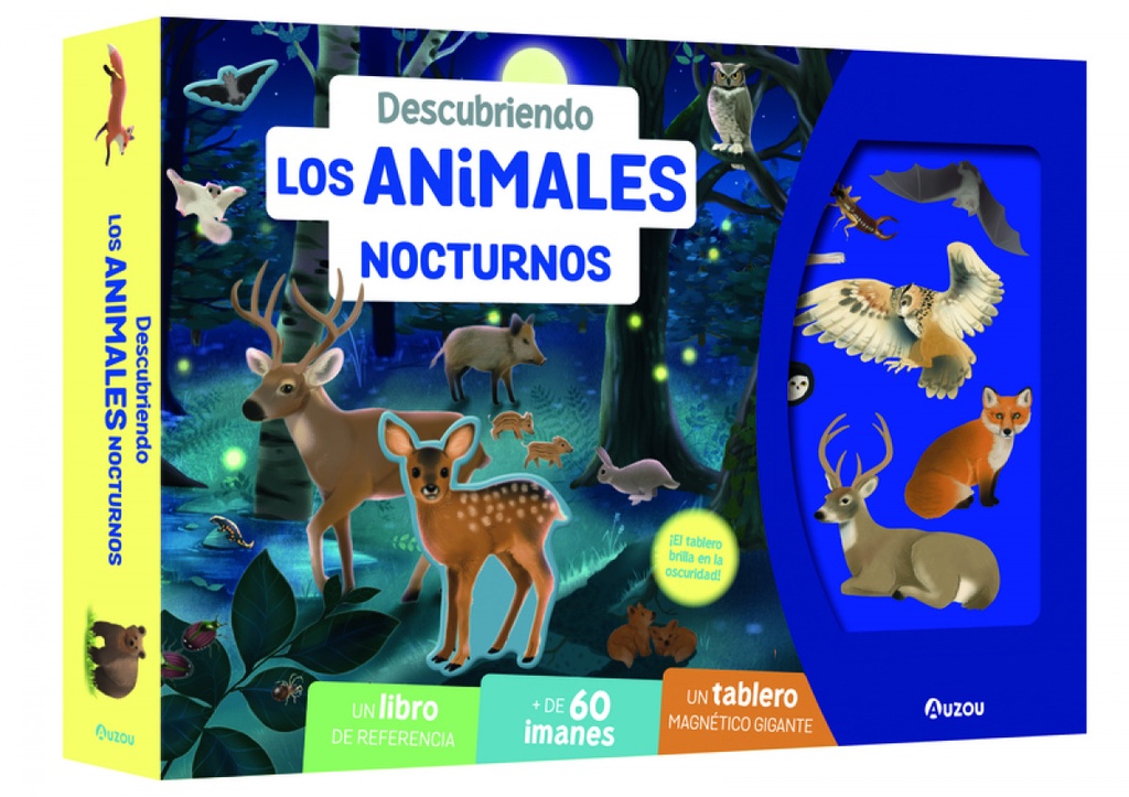 [9791039558280] Descubriendo los animales nocturnos. Tablero magnético