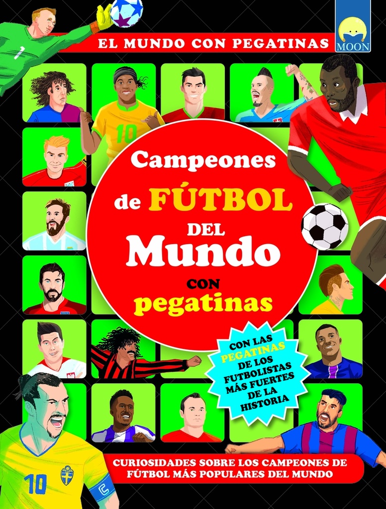 [9791256430994] CAMPEONES DE FUTBOL DEL MUNDO PEGATINAS