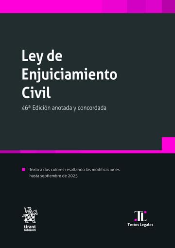 [9791370210045] Ley de Enjuiciamiento Civil 46ª Edición anotada y concordada