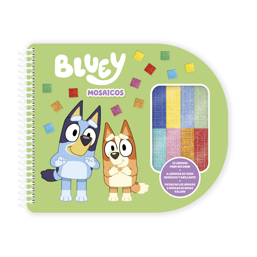 [9791387627096] BLUEY MOSAICOS - LIBRETA ESPIRAL