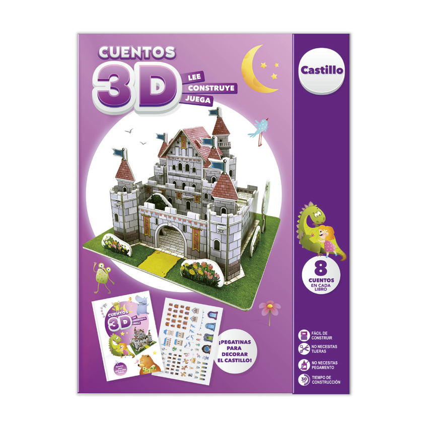 [9791387627188] CUENTOS PARA IMAGINAR Y CONSTRUIR 3D - CASTILLO