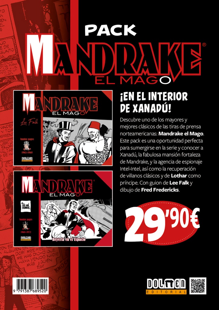 [9791387689520] PACK - MANDRAKE EL MAGO