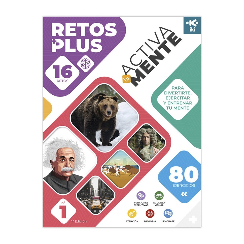 [9791387746056] ACTIVA TU MENTE - RETOS PLUS - Nº 1