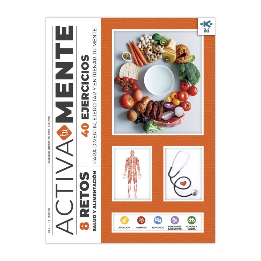 [9791387746087] ACTIVA TU MENTE RETOS TEMÁTICOS - SALUD Y ALIMENTACIÓN 1