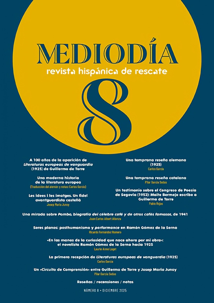 [9791387939489] Mediodía. Revista hispánica de rescate. 8
