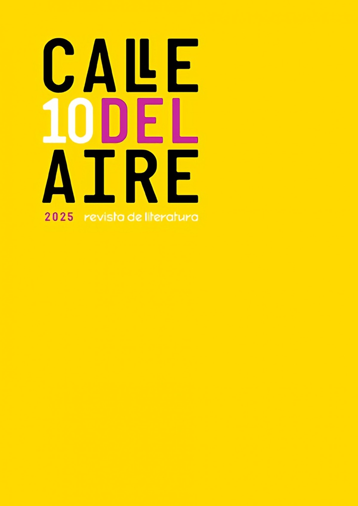 [9791387939519] Calle del Aire. Revista de literatura, 10
