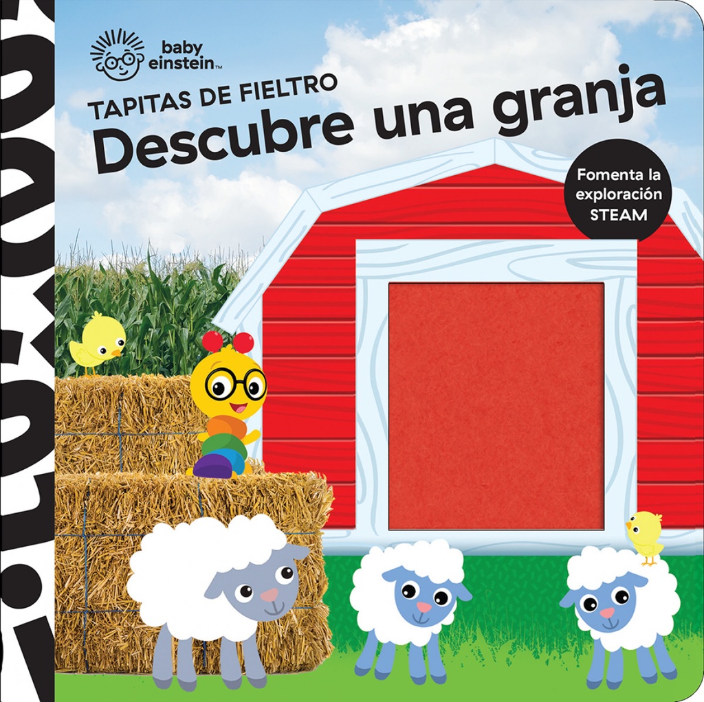 [9798384600213] Descubre una granja. Libro con texturas Baby Einstein
