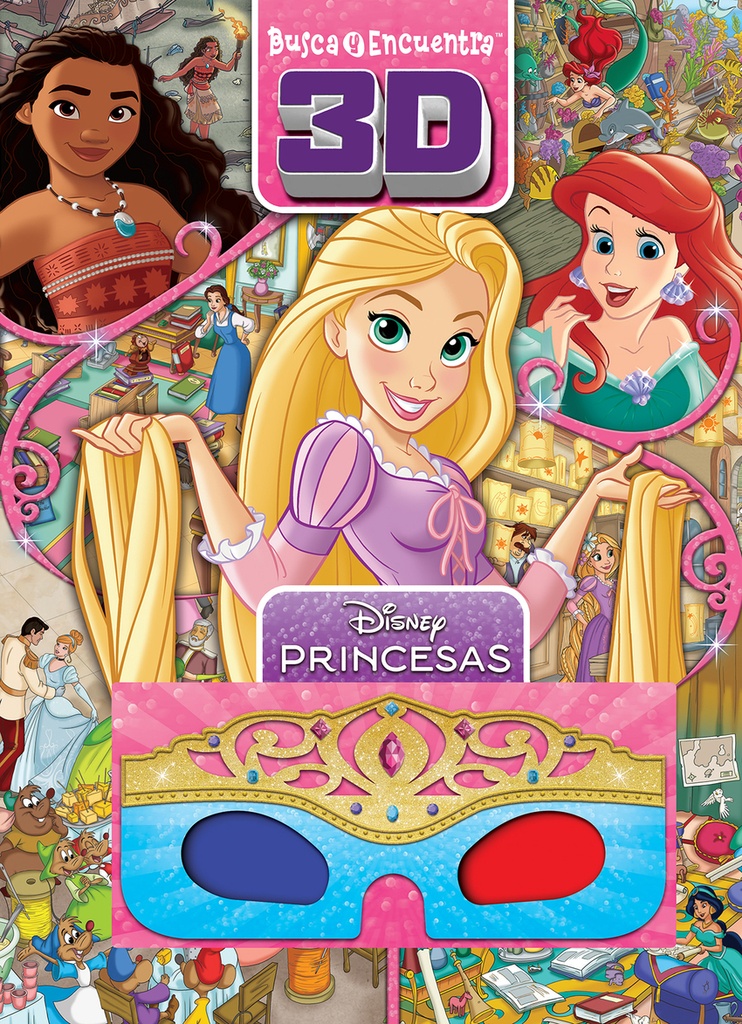 [9798384601401] BUSCA Y ENCUENTRA 3D PRINCESAS DISNEY